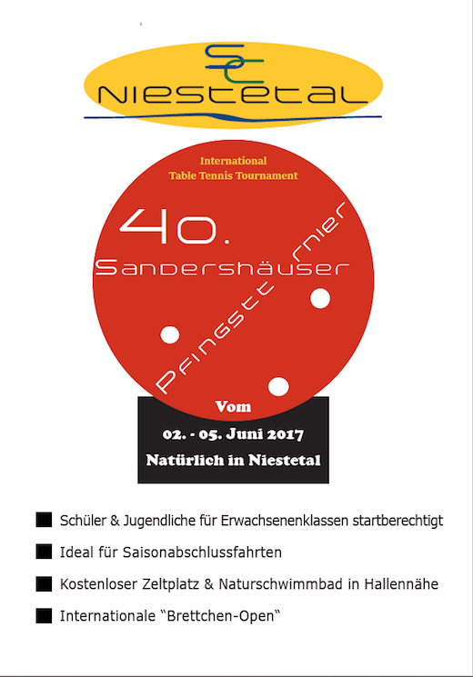 SC Niestetal 2017 Sandershäuser Pfingstturnier