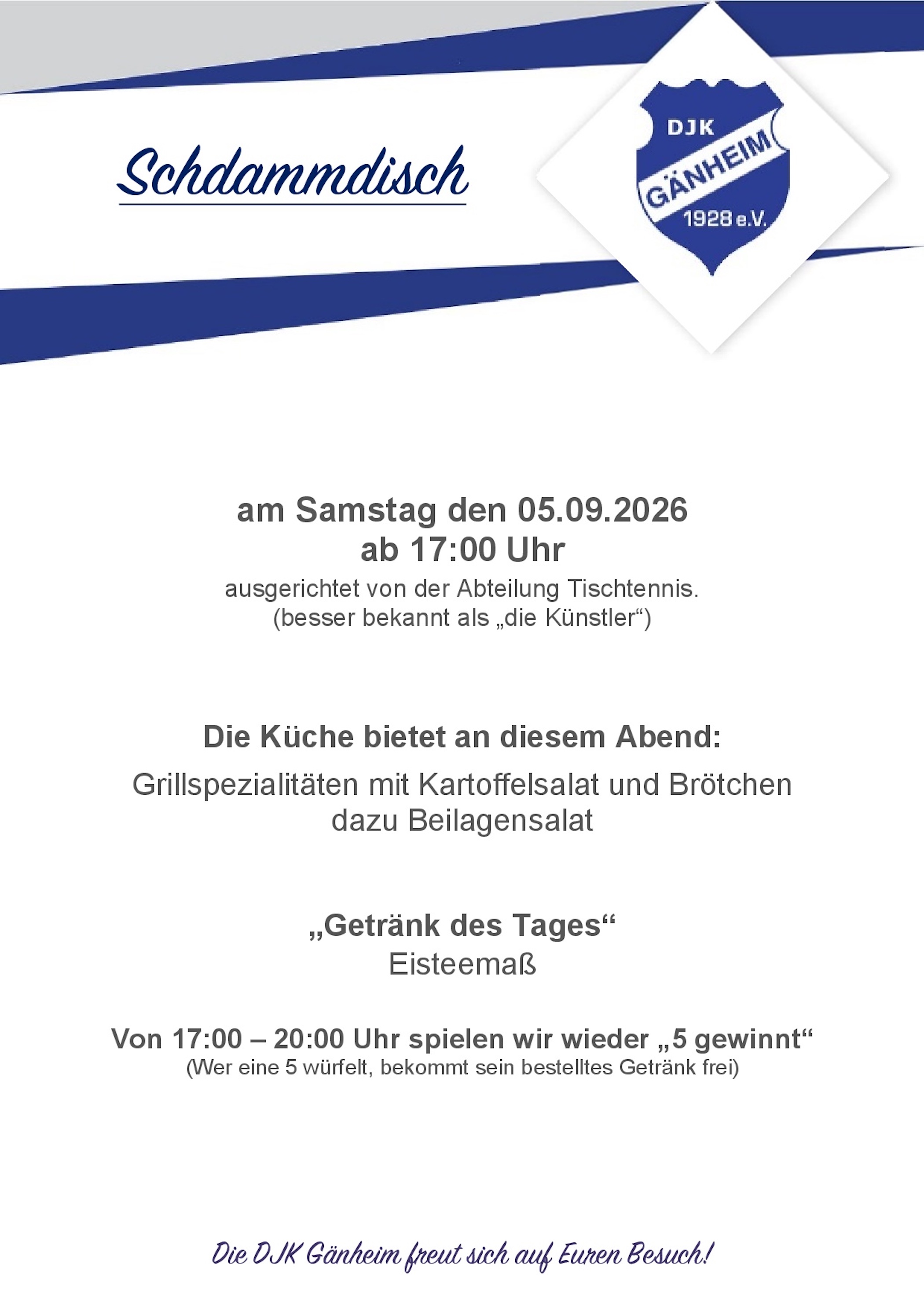 DjK I 260905 Schdammdisch TT
